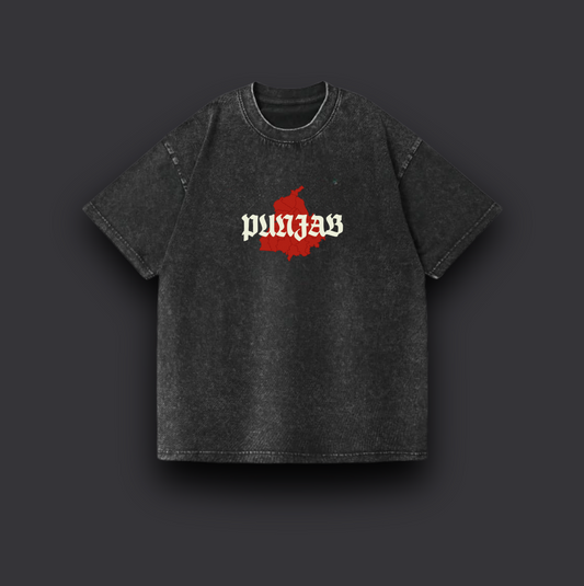 Punjab Districts Drop Shoulder Tshirt